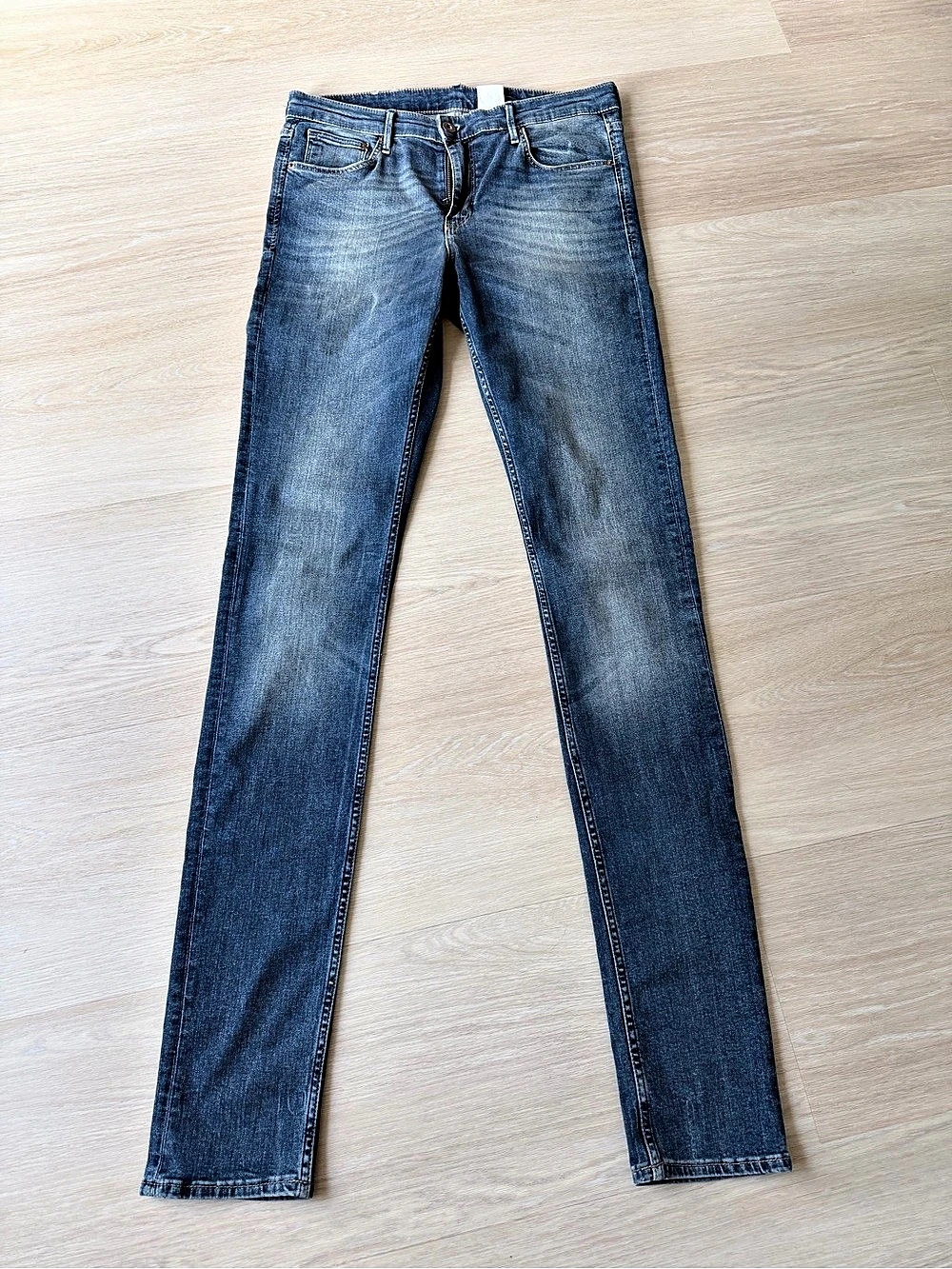 H&M &Denim Regular Waist Jeans & Regular Waist Skinny Jeans Blue Waist 30/34